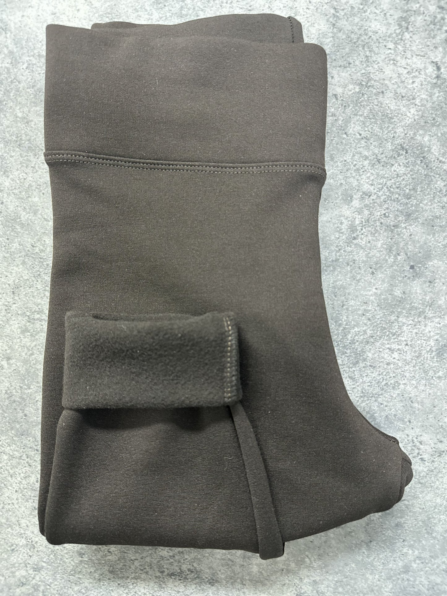 Kışlık Şardonlu Yüksek Bel Toparlayıcı Spor Tayt