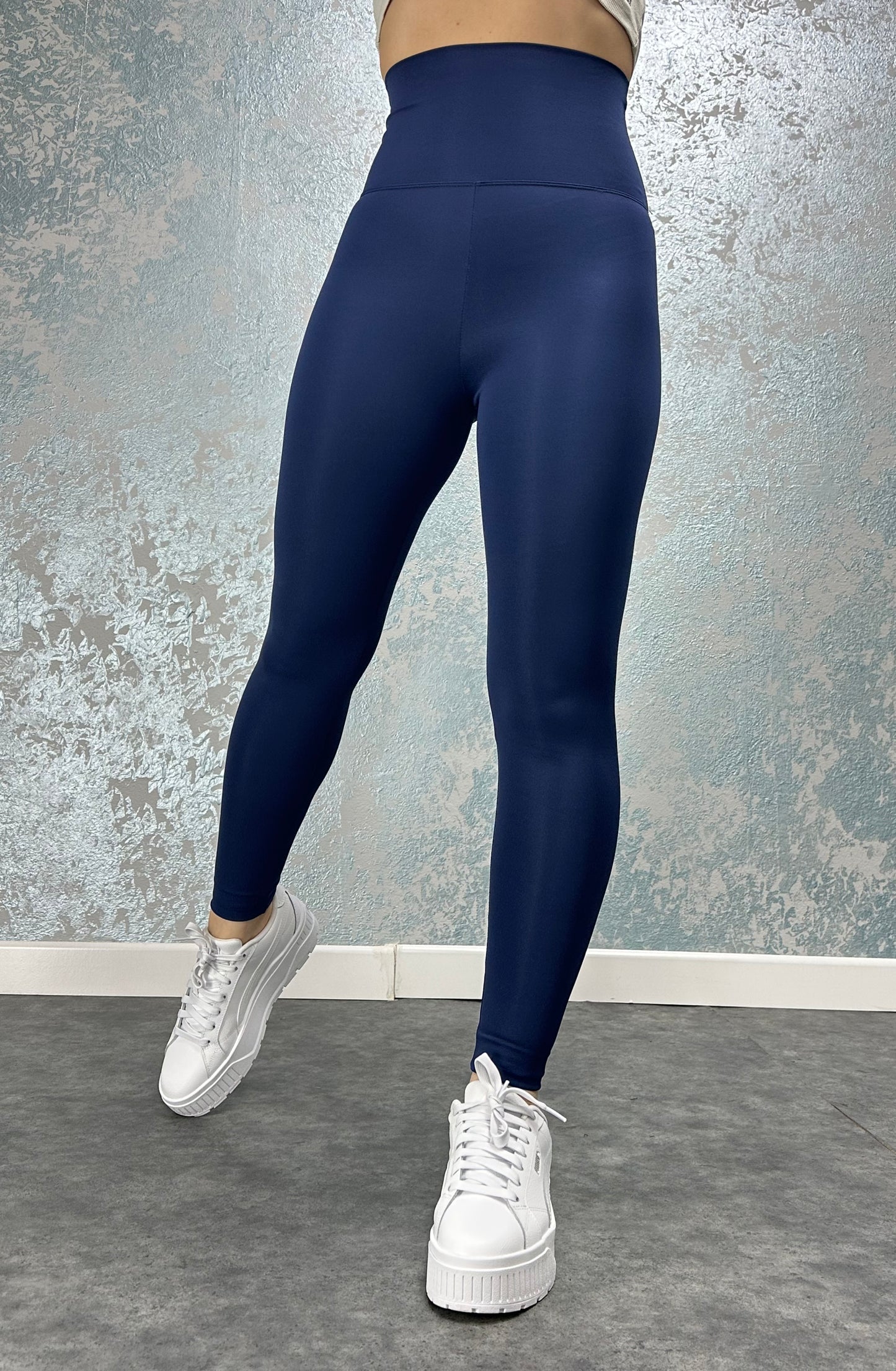 Ekstra Yüksek Bel Toparlayıcı Kumaş Spor Tayt (Kopya)
